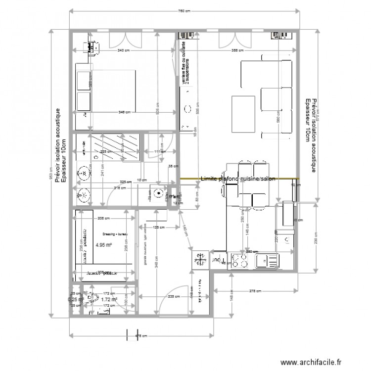 Hotel des postes Ouverture partielle 5. Plan de 0 pièce et 0 m2