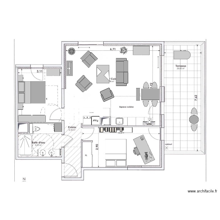 Cyprès 32 01. Plan de 0 pièce et 0 m2