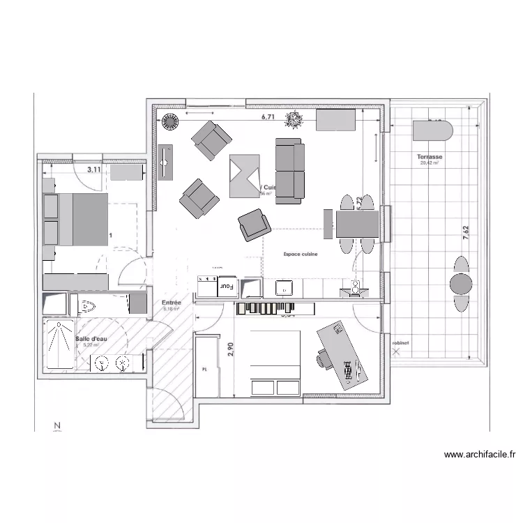 Cyprès 32 01. Plan de Cyprès 32 01. Plan de