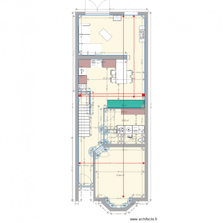 Essai97LeathwaiteLastVersionCuisineTest2. Plan de 0 pièce et 0 m2