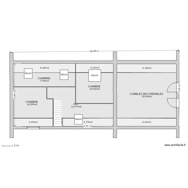 arpege etage 2. Plan de 0 pièce et 0 m2