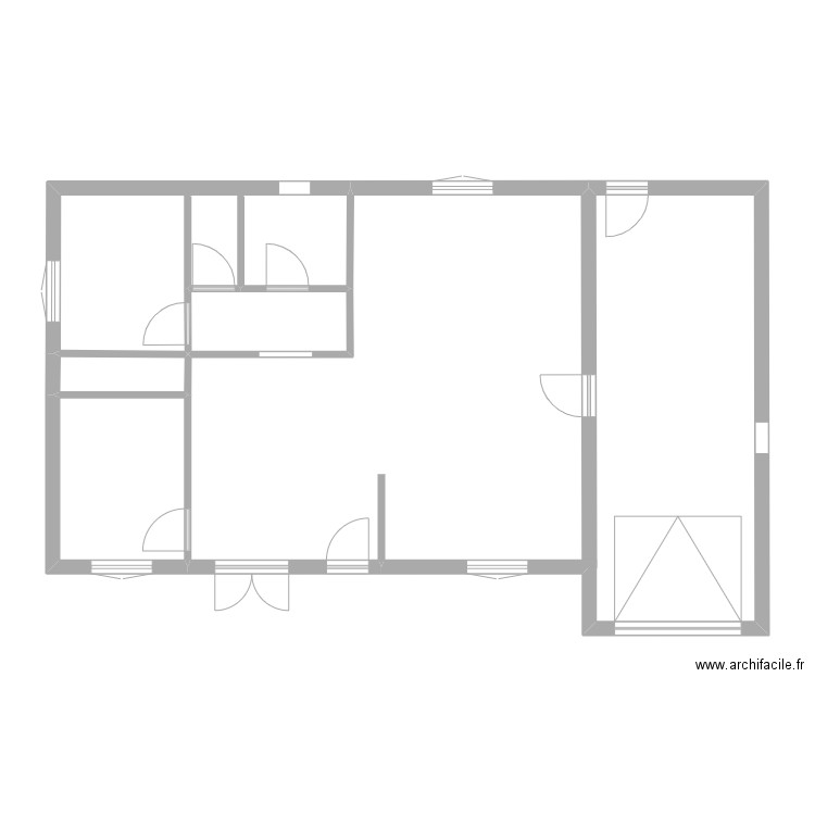 MARTIRE. Plan de 4 pièces et 24 m2