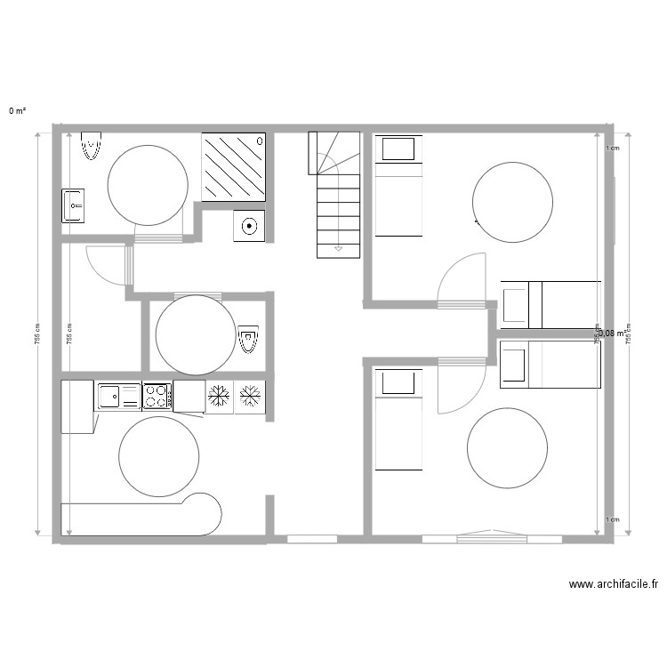 projet cada 3. Plan de 0 pièce et 0 m2