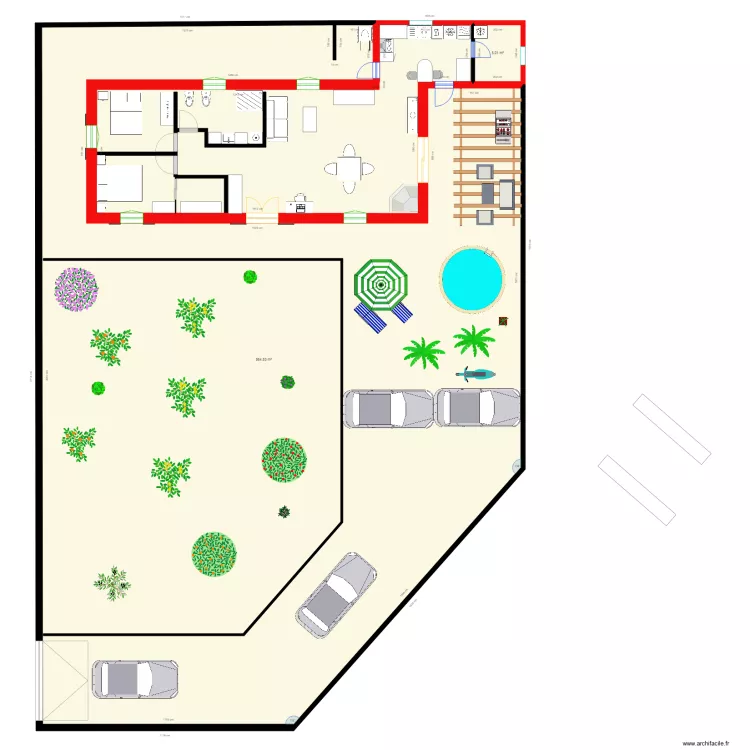 villa delle rose 9. Plan de 