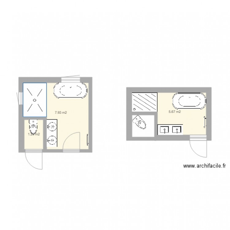 sdb. Plan de 0 pièce et 0 m2