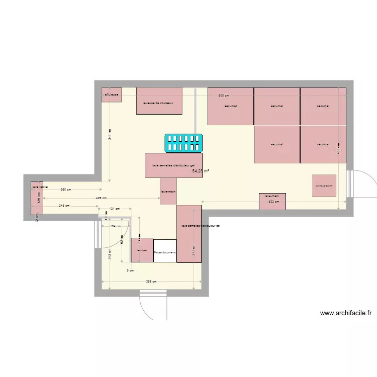 maison deso V4. Plan de 
