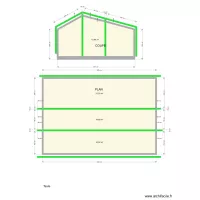 Plan Sylvie coupe et plan