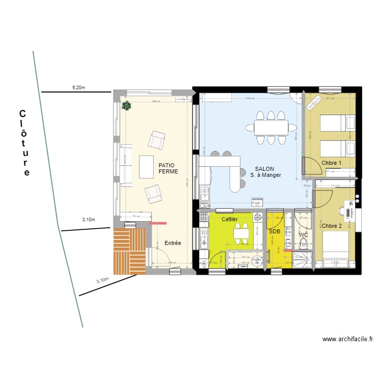 orouet plan maison  aménagement . Plan de 0 pièce et 0 m2