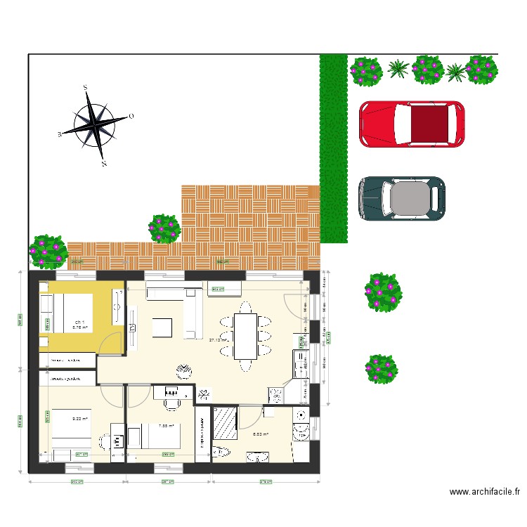 copy 3 CH EN u ter. Plan de 0 pièce et 0 m2