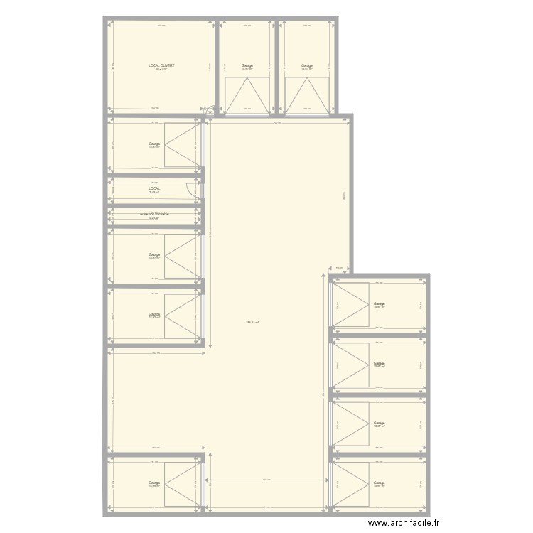 garage partie 2 EME. Plan de 0 pièce et 0 m2