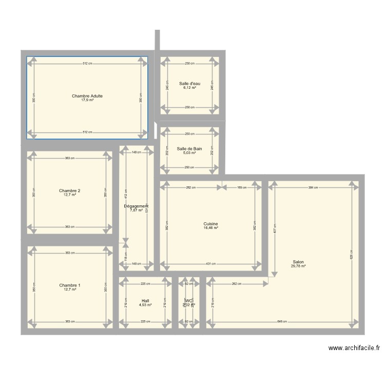 maison1. Plan de 0 pièce et 0 m2