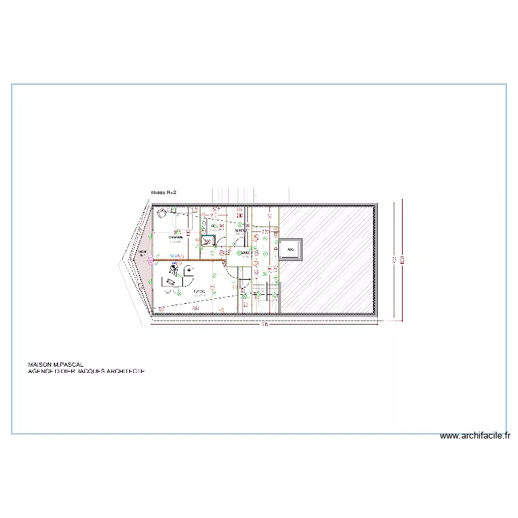 M PASCAL R+2. Plan de 