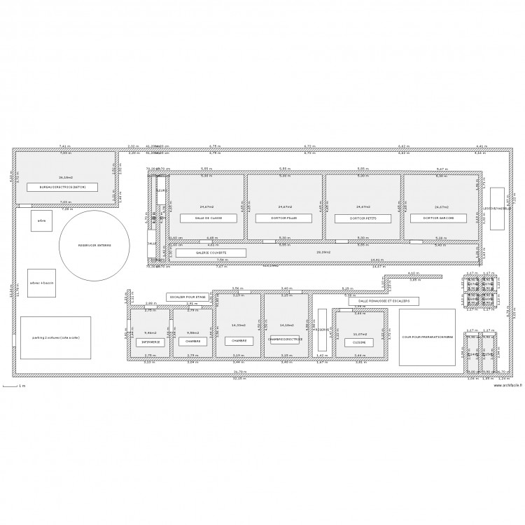 crèche SED réaménagement 2011. Plan de 0 pièce et 0 m2