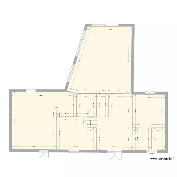 Maison Trezien Plan GAA enora. Plan de 