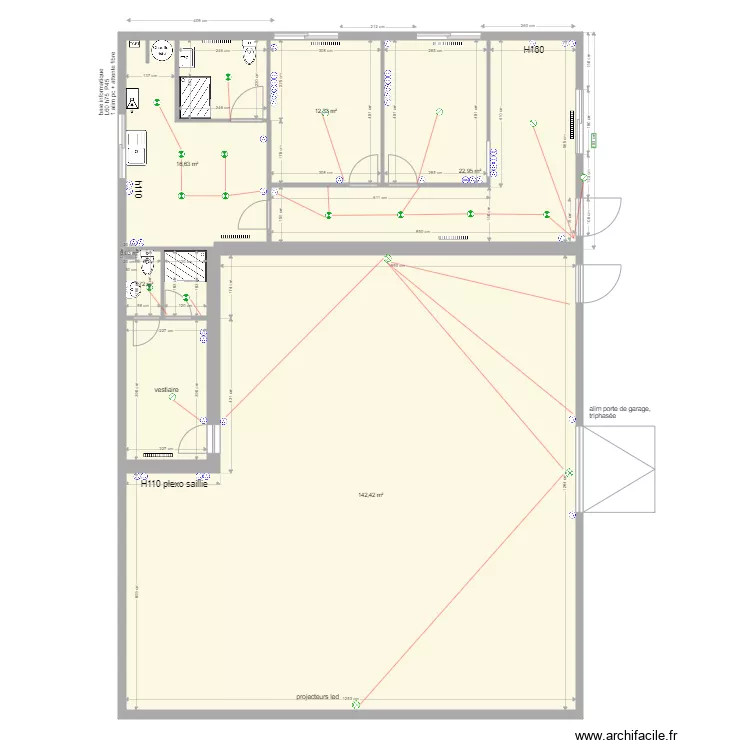 axter atelier. Plan de 
