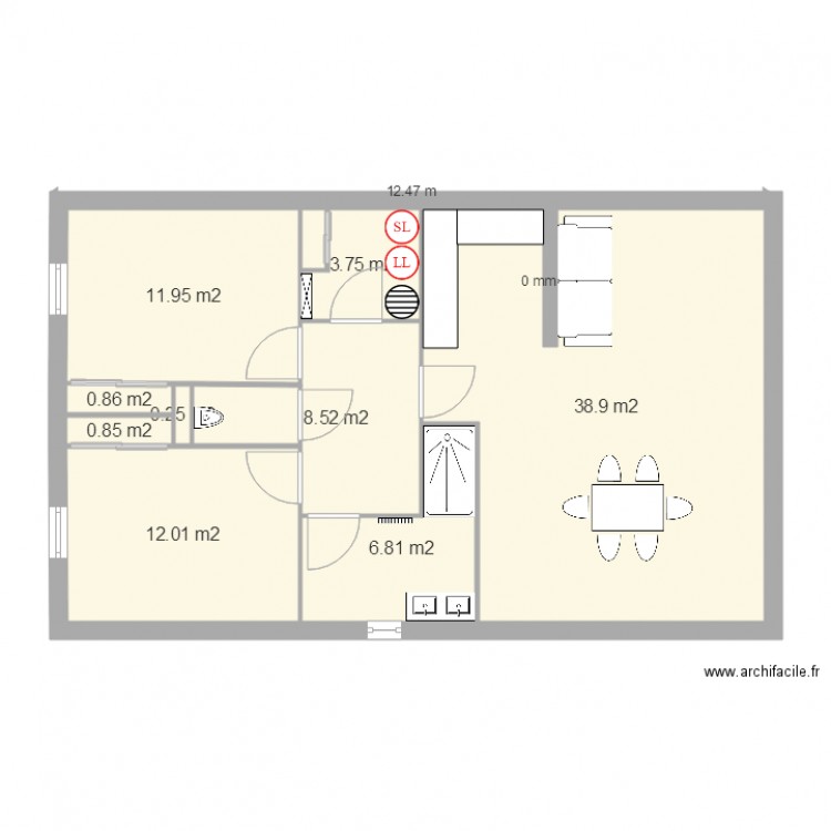 123. Plan de 0 pièce et 0 m2