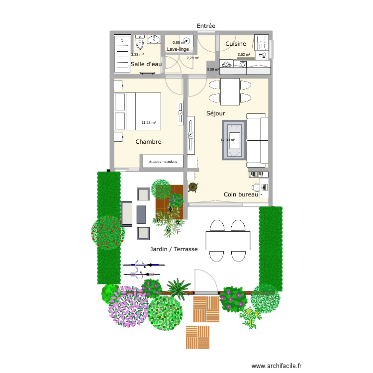 Le Flamant. Plan de 0 pièce et 0 m2