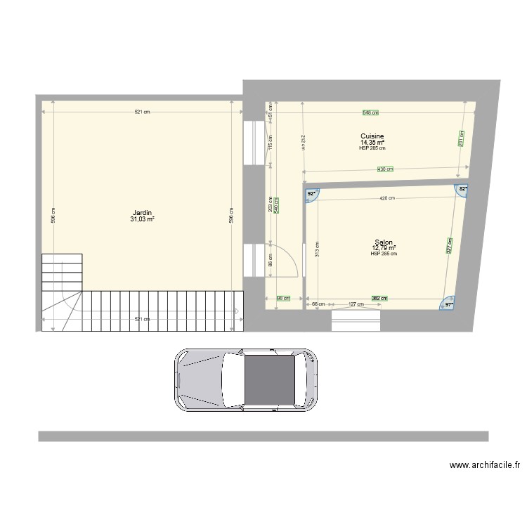 Saint Aubin actuel avec passage. Plan de 0 pièce et 0 m2