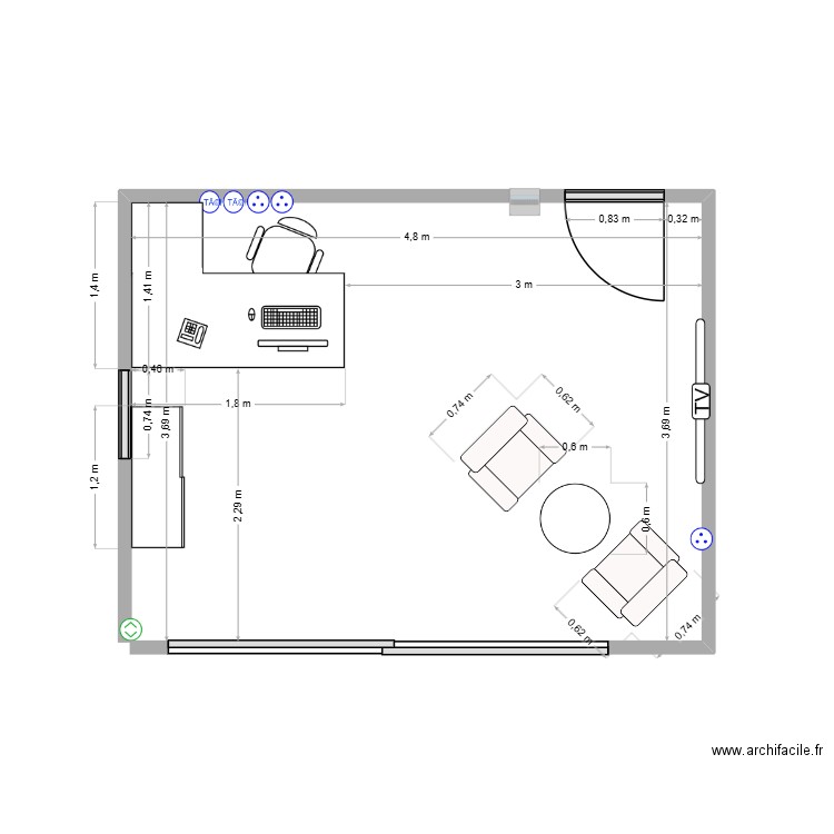 local 3. Plan de 0 pièce et 0 m2