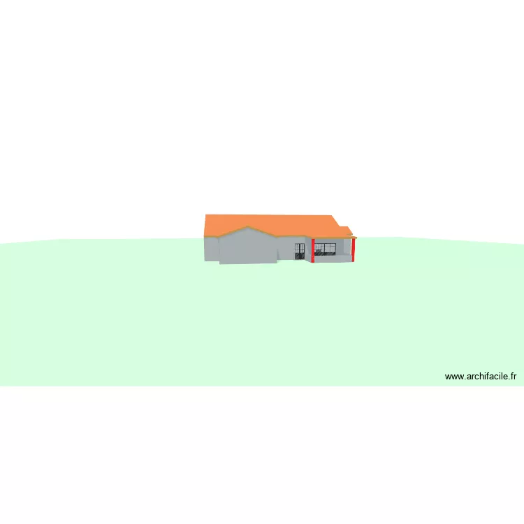 Maison 2. Plan de 16 et 185 m² Maison 2. Plan de 16 et 185 m²