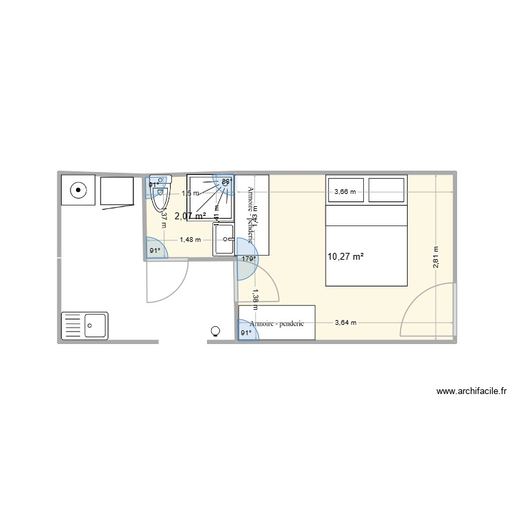 amenagement garage. Plan de 0 pièce et 0 m2