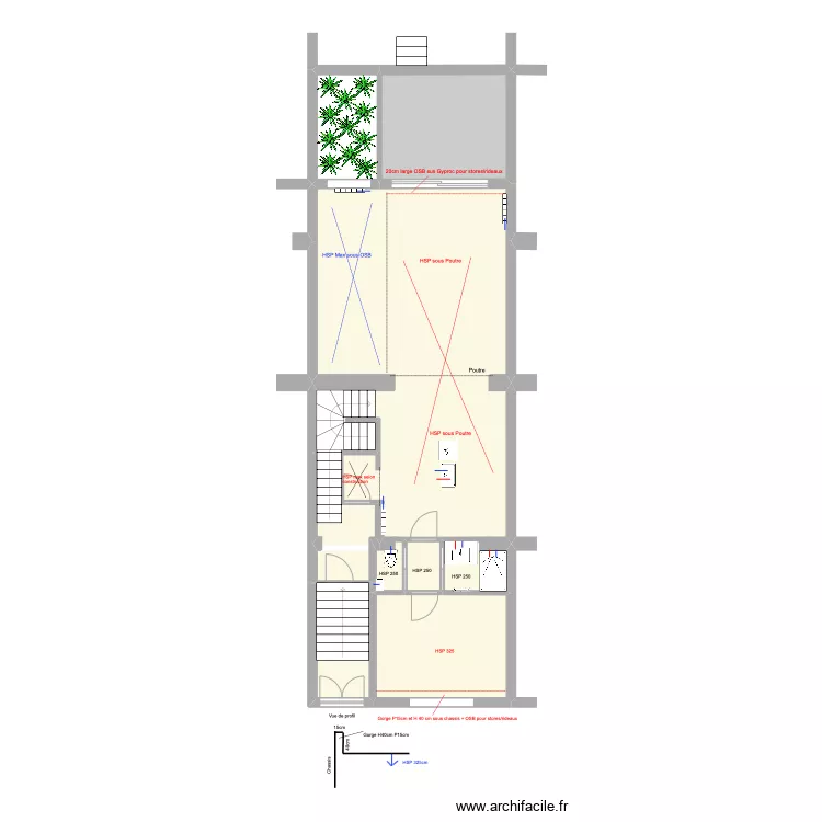 Banning 83 Bel &eacute;tage HSP. Plan de 0 pièce et 0 m2