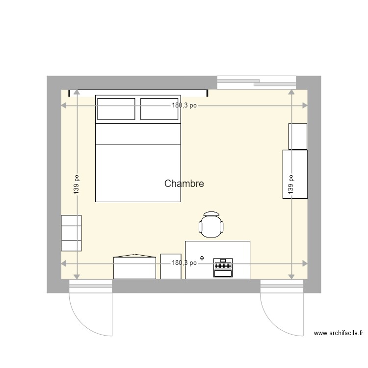 Chambre 4959. Plan de 0 pièce et 0 m2