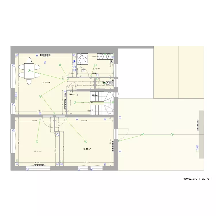studio rdc cécile. Plan de studio rdc cécile. Plan de
