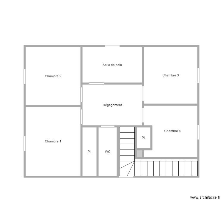 ETAGE LISERONS. Plan de 0 pièce et 0 m2