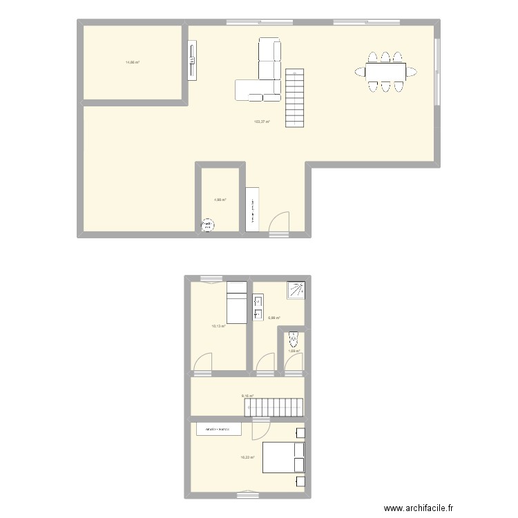 maison hinx. Plan de 0 pièce et 0 m2