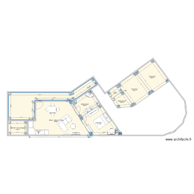 appartement pont de roide 2. Plan de 0 pièce et 0 m2