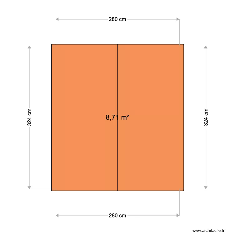 Plan abri de jardin. Plan de 