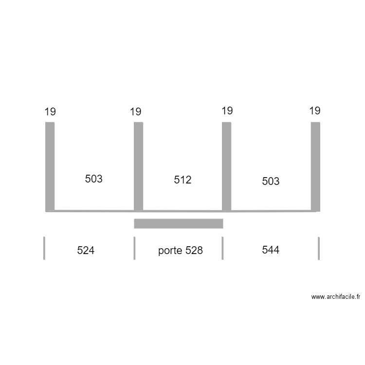 meuble . Plan de 0 pièce et 0 m2