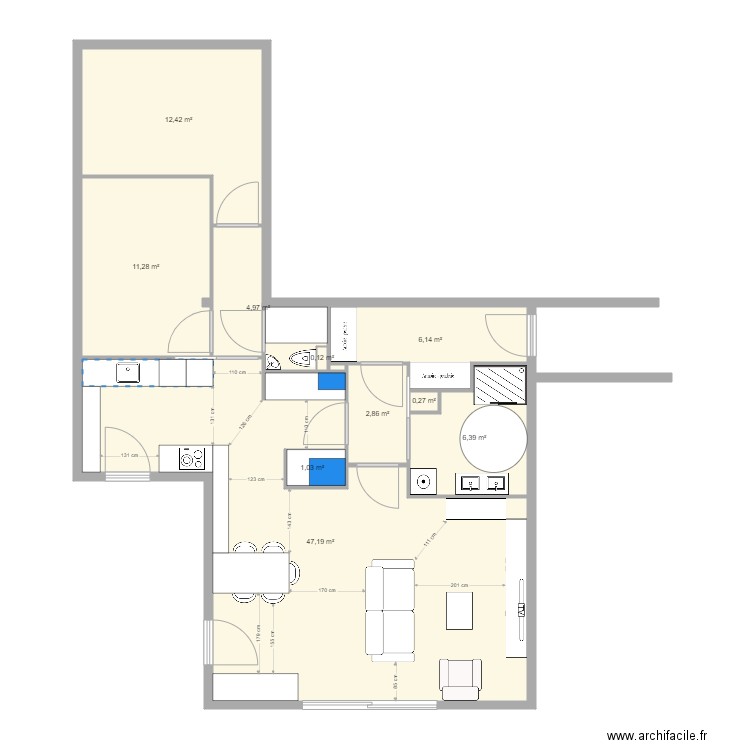 LIGNE BLEUE 33. Plan de 0 pièce et 0 m2