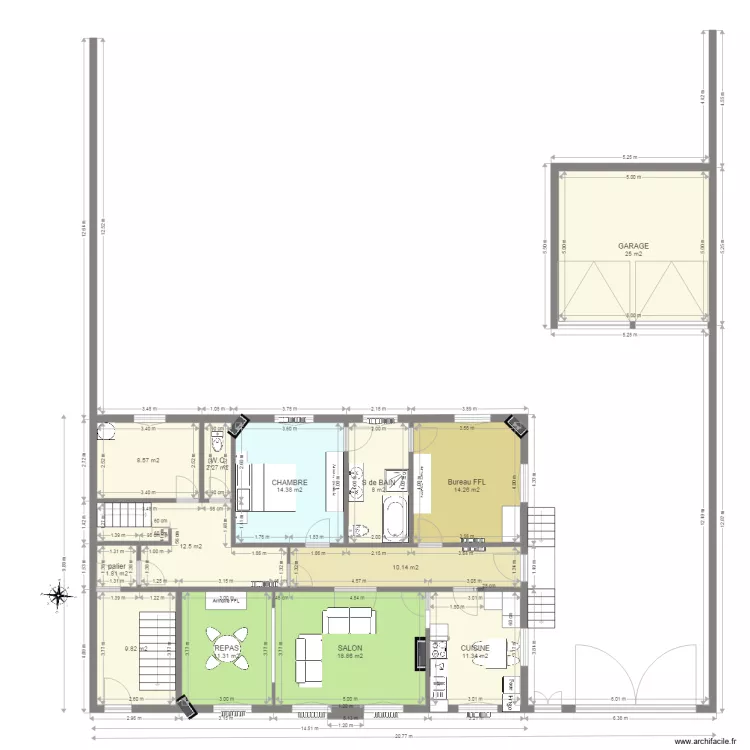 CHAMPLOUIS 1. Plan de 