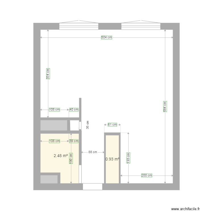 135 D. Plan de 0 pièce et 0 m2