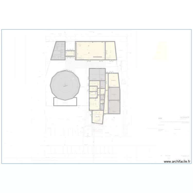 La margefond. Plan de 