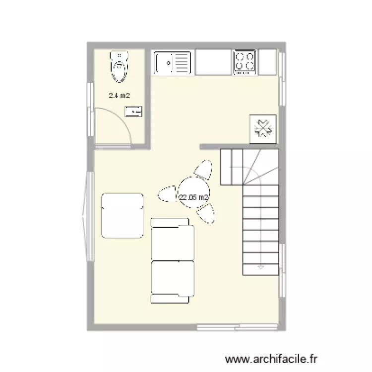 mezzastudio1. Plan de 