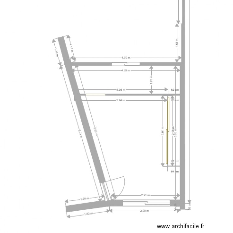 extension 2. Plan de 0 pièce et 0 m2