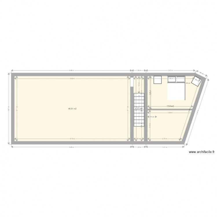 lacanau etage agrandi 22 03 2015. Plan de 0 pièce et 0 m2
