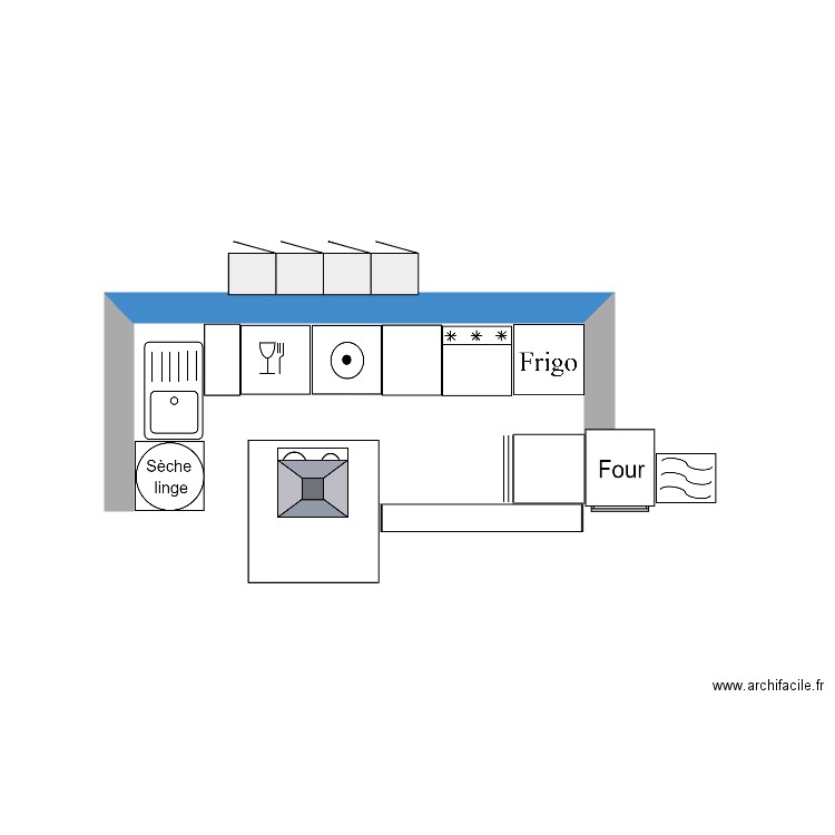 CUISINE 3. Plan de 0 pièce et 0 m2