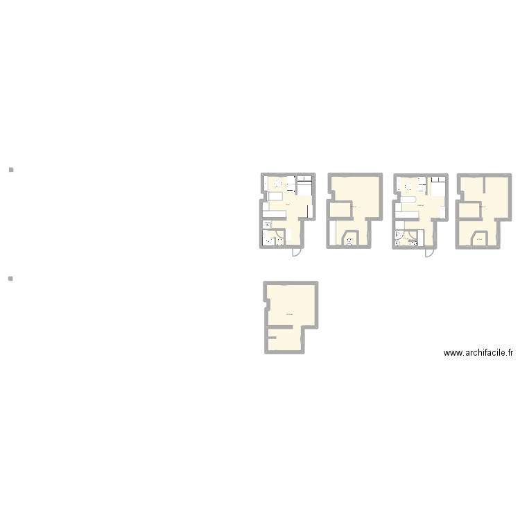 Mugnana. Plan de 9 pièces et 138 m2