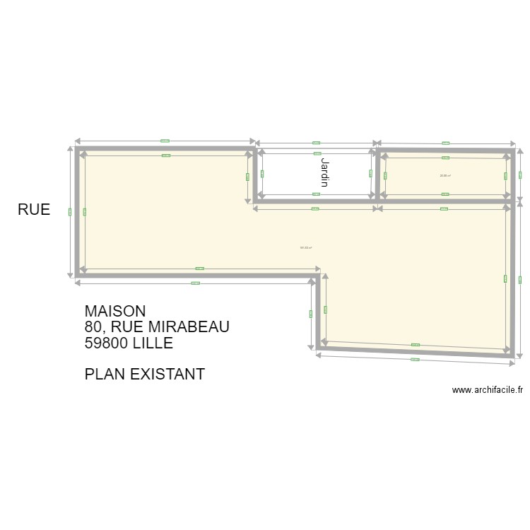 DEVARAJ   Plan existant . Plan de 0 pièce et 0 m2