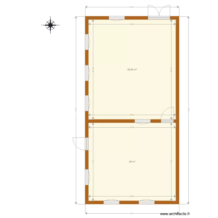 SHOWROOM et atelier Lucie nue. Plan de 