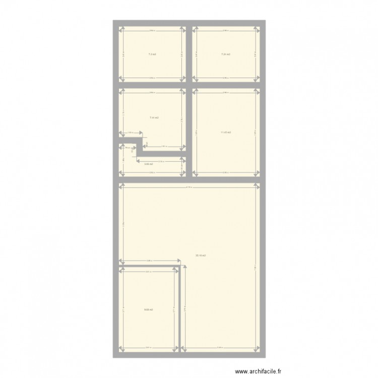 maison pueblo. Plan de 0 pièce et 0 m2