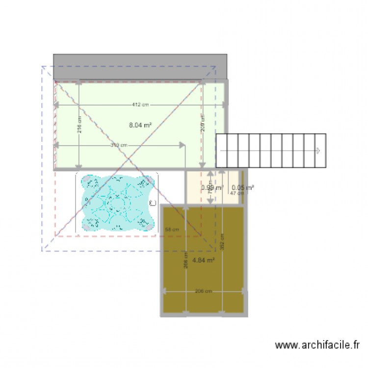 dessus citerne. Plan de 0 pièce et 0 m2
