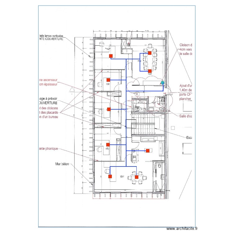 SCI CALLAC reseaux clim R2. Plan de 0 pièce et 0 m2