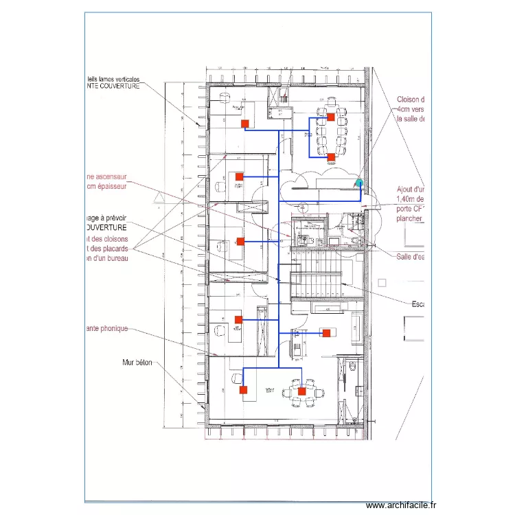 SCI CALLAC reseaux clim R2. Plan de SCI CALLAC reseaux clim R2. Plan de