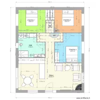 PLAN 2D MAISON CAMPAGNE