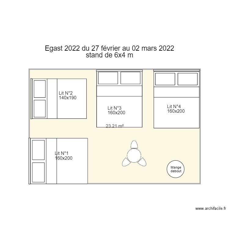Egast 2020. Plan de 0 pièce et 0 m2